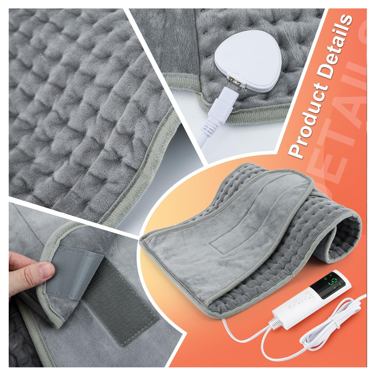 Miniatura 4 de Almohadilla Térmica Eléctrica Cinturon